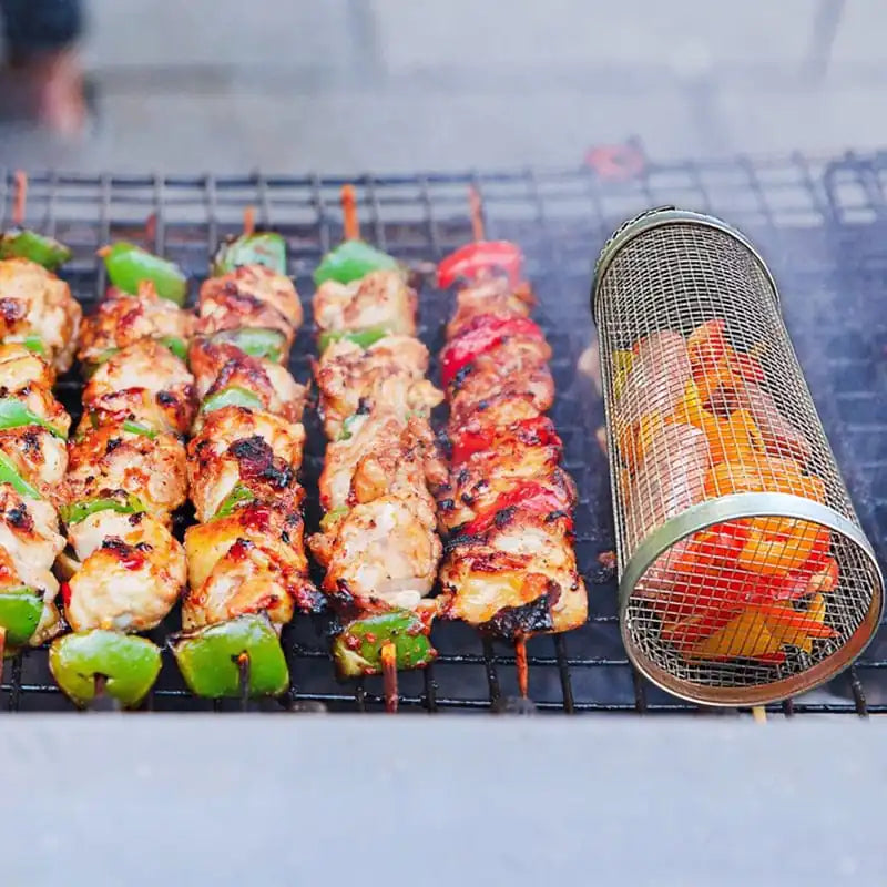 Cylinder Gourmet BBQ Grill Basket
