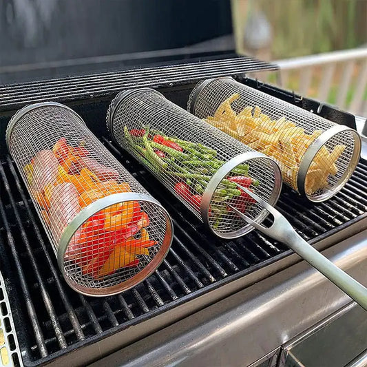 Cylinder Gourmet BBQ Grill Basket