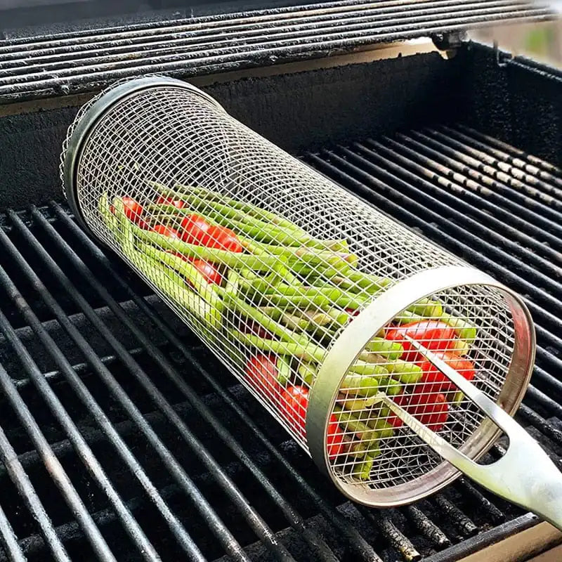 Cylinder Gourmet BBQ Grill Basket