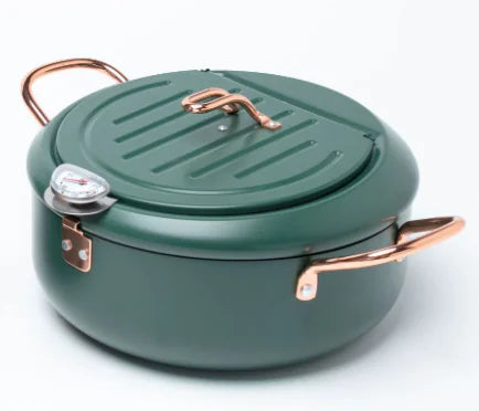 Japanese Tempura Deep Frying Pot with Thermometer