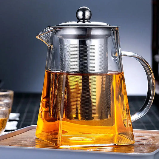 Glass Teapot with Infuser Tea Set