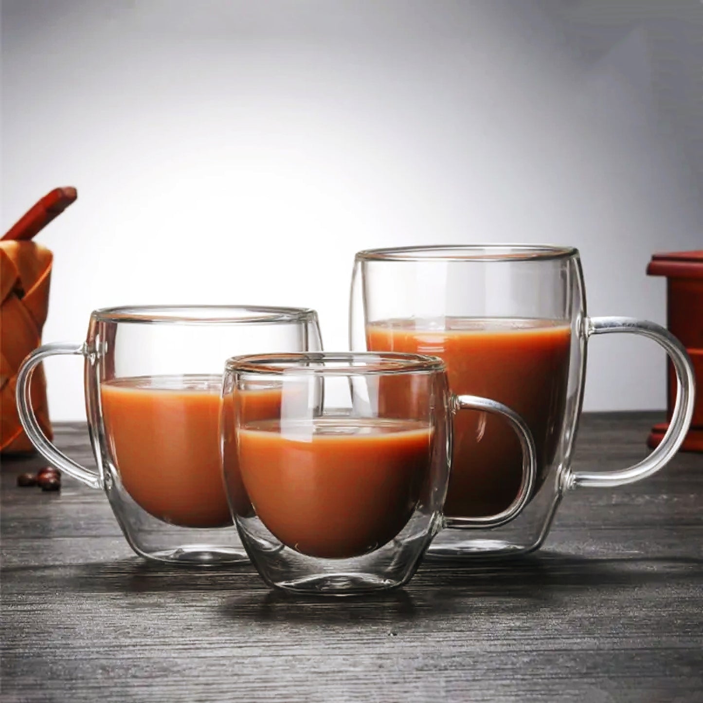 Thermal Elegance Double Wall Glass Coffee Mug / Glass